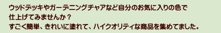 �ӊO�ƊȒP�I�I�i��_���j���j��H��DIY���o�ŊȒP�ɂł���y�C���g���i��̔����Ă��܂��B�ȒP�Ȃ̂ɍ����\�ȃA�C�e���̐��X�����Љ�B